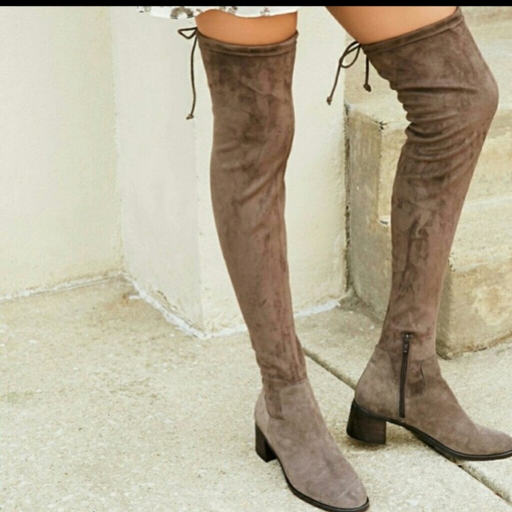 NEW Free People Coast to Coast OTK boots